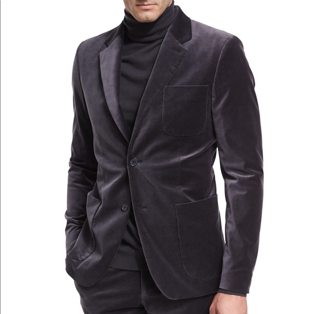 VINCE velvet men’s blazer